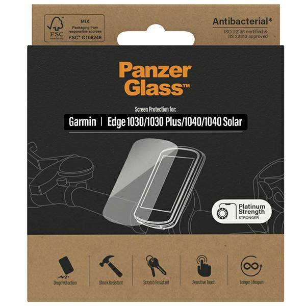 PanzerGlass Ultra-Wide Fit Антибактериальное закаленное стекло для Garmin 1030 /...