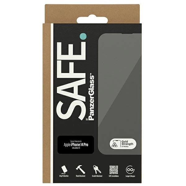 SAFE by PanzerGlass Ultra-Wide Fit tempered glass for iPhone 14 Pro