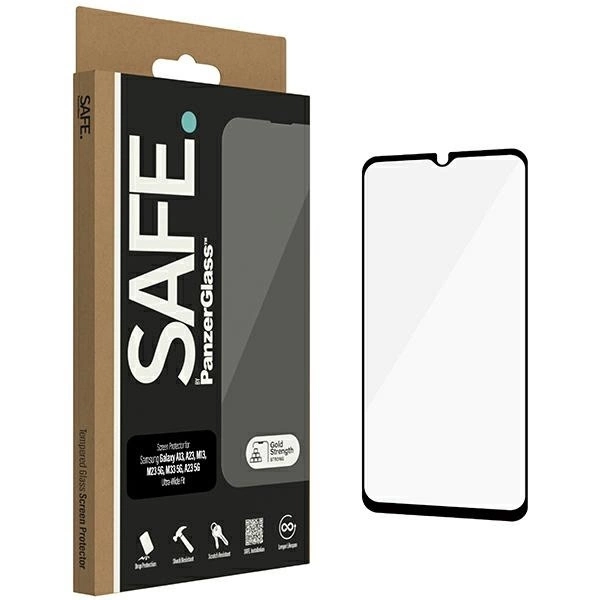 Закаленное стекло SAFE by PanzerGlass для Samsung Galaxy A13 / A23 M13 M23 5G - с черной...