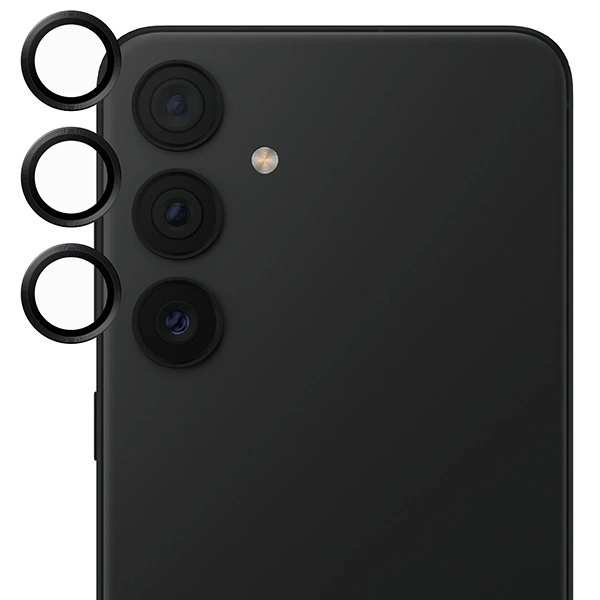 SAFE by PanzerGlass camera cover for Samsung Galaxy S24+ - with black frame