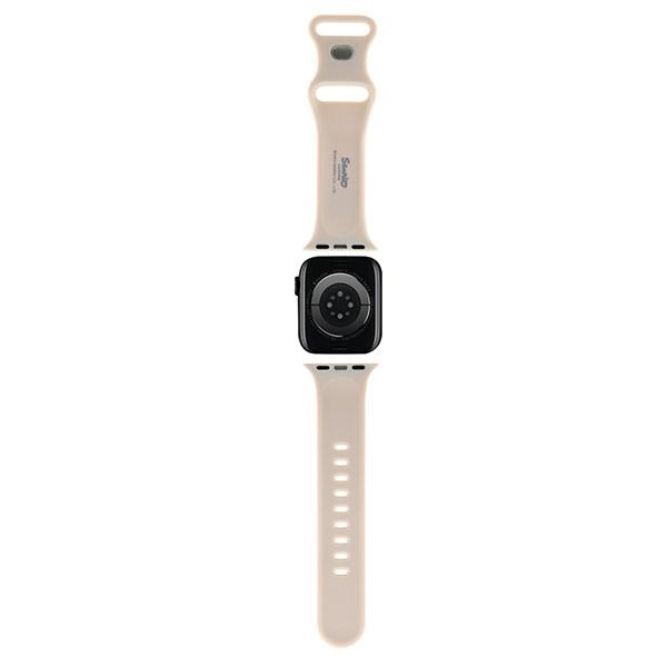 Hello Kitty Apple Watch 38/40/41mm Strap Silicone Kitty Head, Beige
