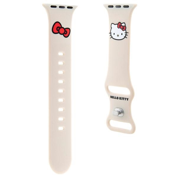 Hello Kitty Apple Watch 38/40/41mm Strap Silicone Kitty Head, Beige