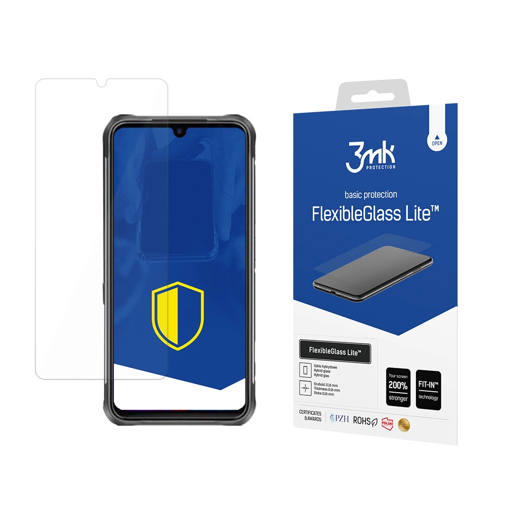 Umidigi Bison 3MK Flexibleglass Lite Lokāms Aizsargstikls | Tempered Glass Screen Protector