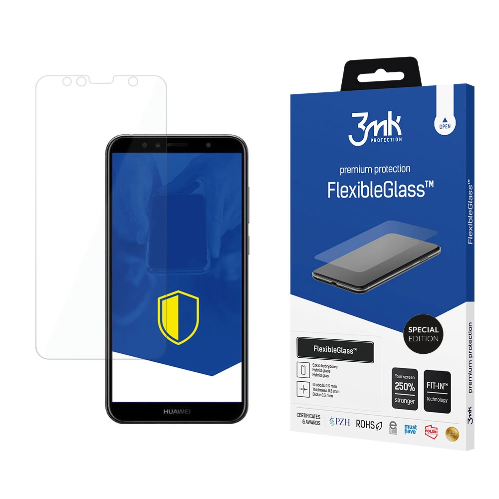 Huawei Y6 2018 3MK Flexibleglass Tempered Glass Screen Protector