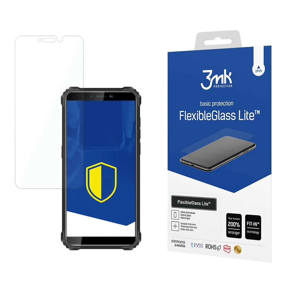 Oukitel WP5 Pro 3MK Flexibleglass Lite Lokāms Aizsargstikls | Tempered Glass Screen Protector
