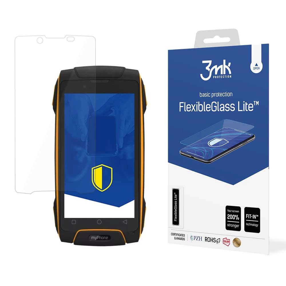 MyPhone Hammer AX LTE 3MK Flexibleglass Lite Tempered Glass Screen Protector