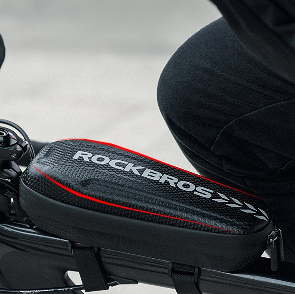 Rockbros B62 Bike Bag for Handlebar or Frame, 2L, Black