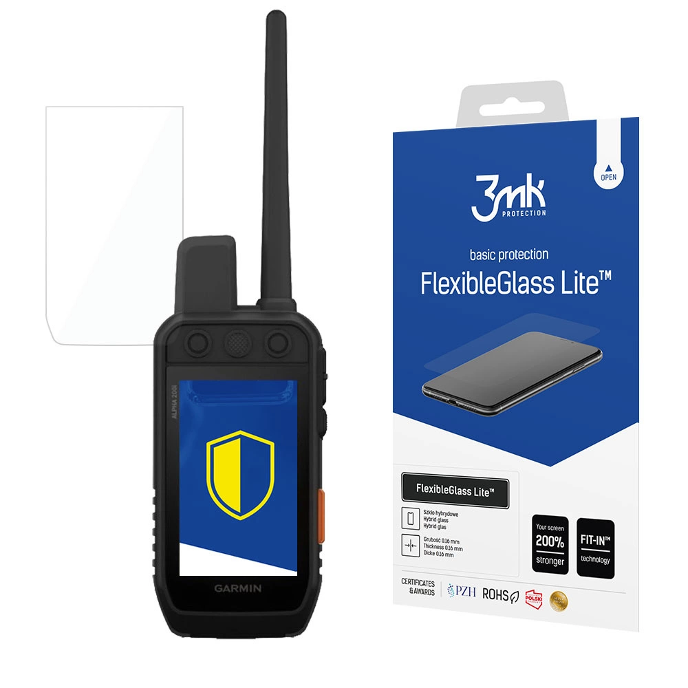 Garmin Alpha 200i 3MK Flexibleglass Lite Lokāms Aizsargstikls | Tempered Glass Screen Protector