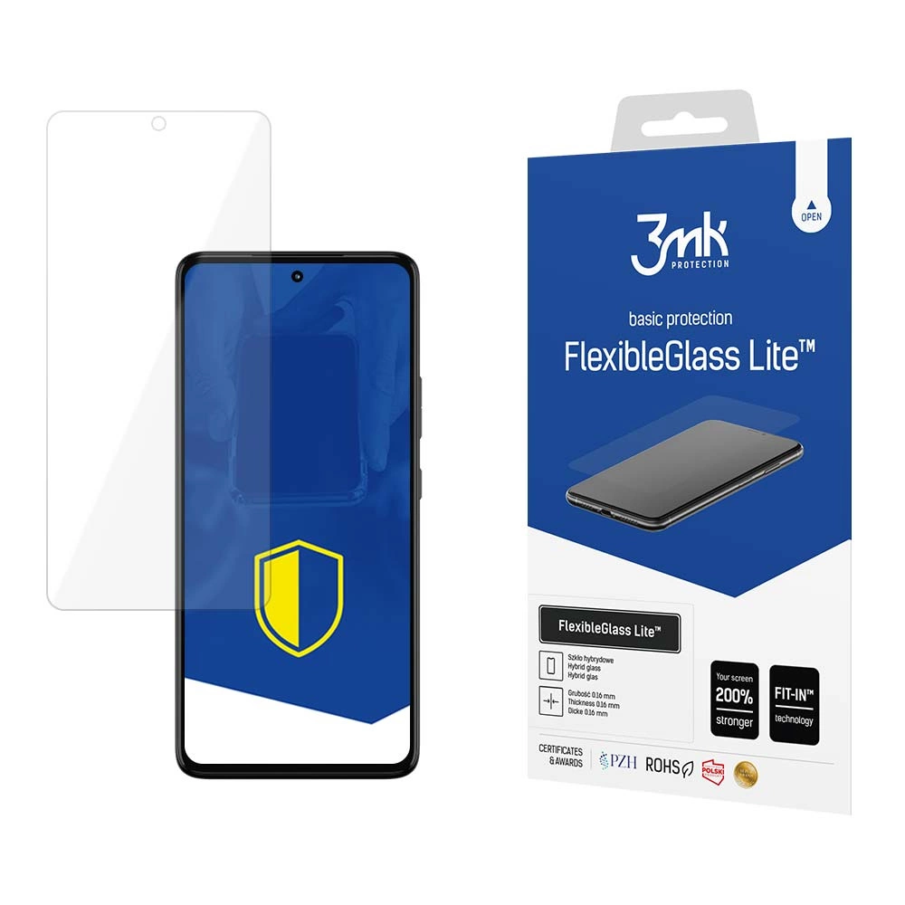 Motorola Moto G72 3MK Flexibleglass Lite Tempered Glass Screen Protector