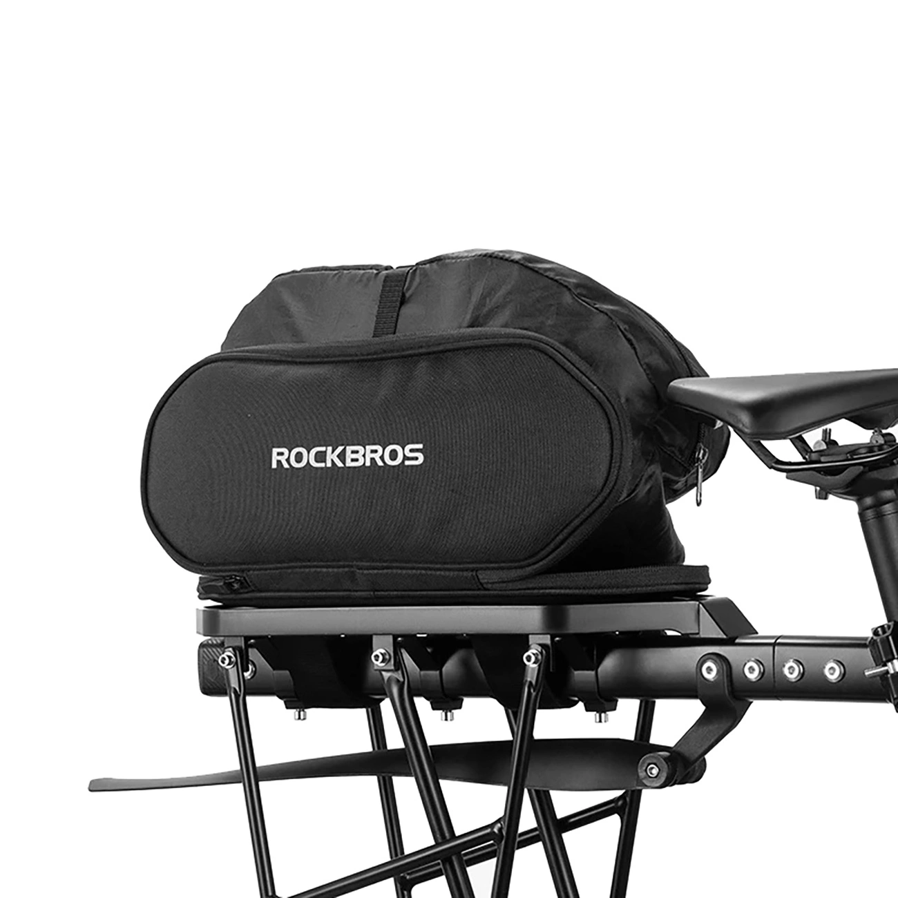 Rockbros 30140062001 soma velosipēda bagāžniekam 5 l - melna | bag for bicycle rack black