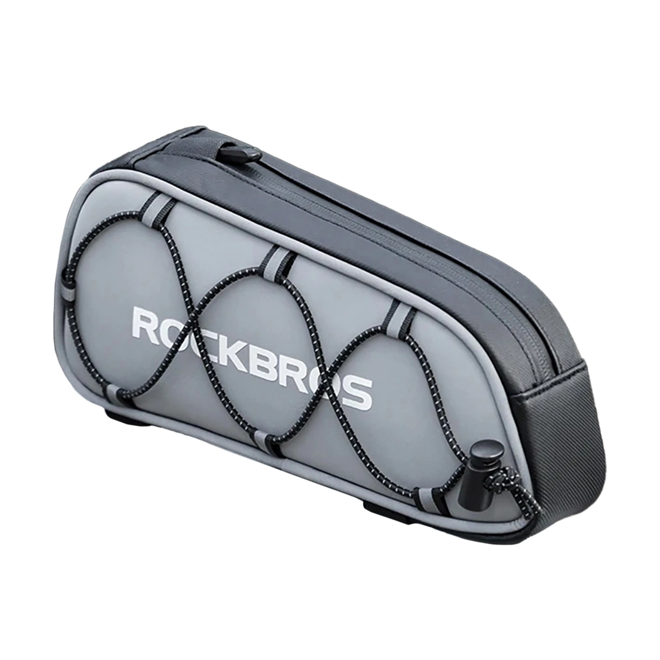 Rockbros velosipēda rāmja soma 0.9 l, sudraba