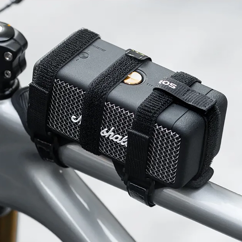 Rockbros velosipēda stiprinājuma siksna skaļrunim vai pudelei, melna