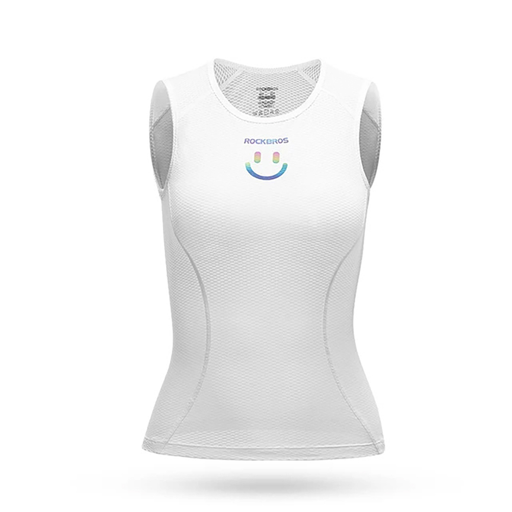 Rockbros YDBX001 Women\'s Sleeveless Cycling Jersey XL / XXL, White