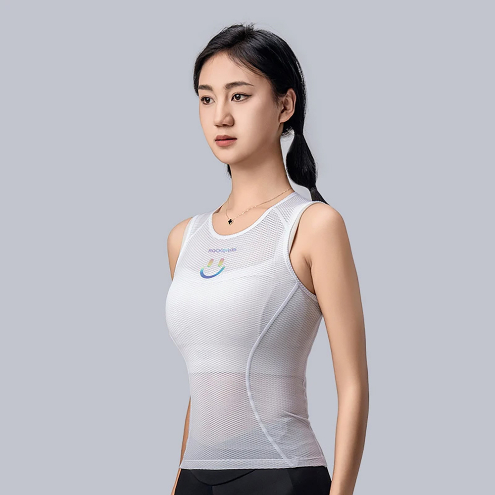 Rockbros YDBX001 Women\'s Sleeveless Cycling Jersey XL / XXL, White