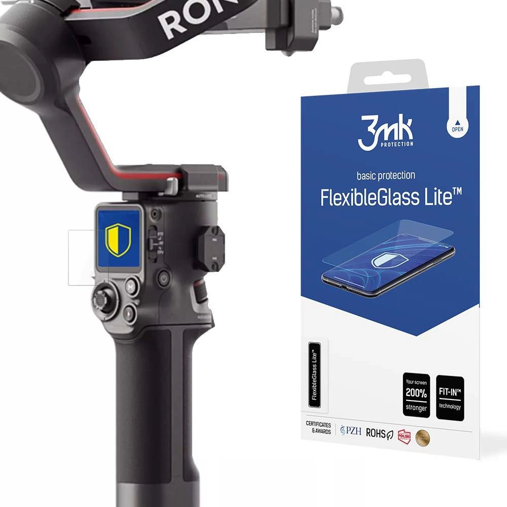 DJI RS 3 / RS 3 Pro 3MK Flexibleglass Lite Tempered Glass Screen Protector