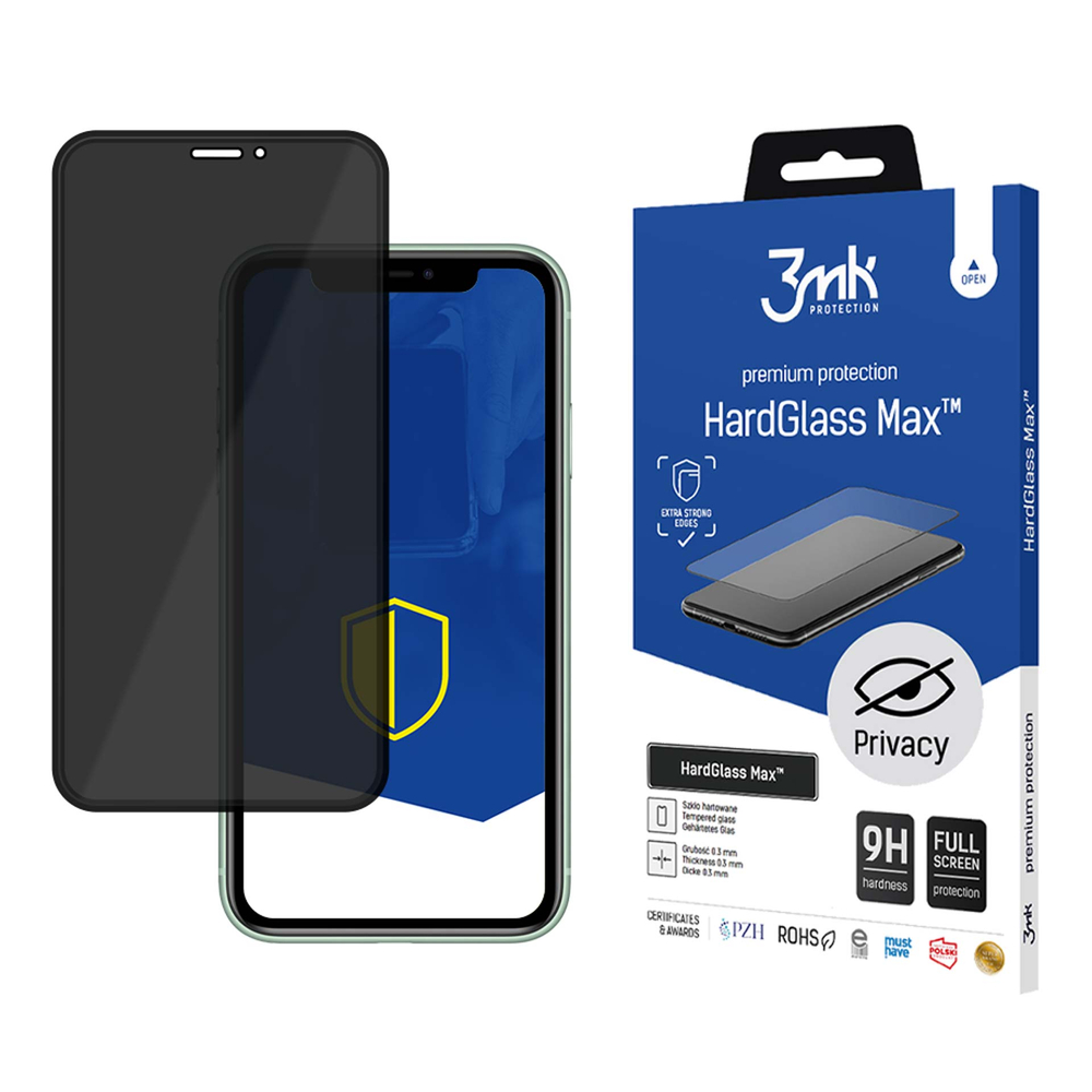 3mk HardGlass Max Privacy Screen Protector for iPhone 11 Pro Max