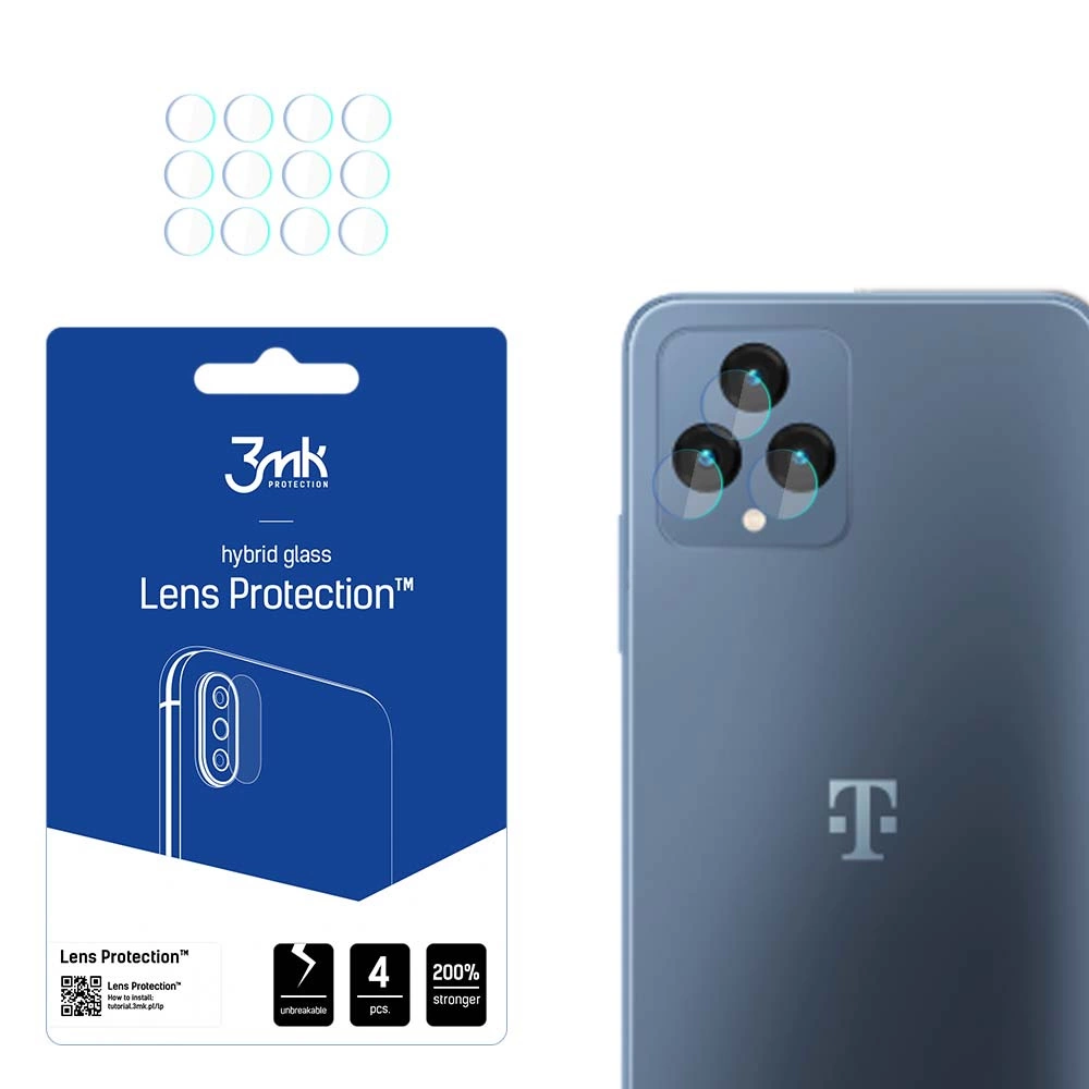 T-Mobile T Phone Pro 5G / Revvl 6 Pro 5G Защитное Стекло для Задней Камеры, 4 шт. | 3MK...