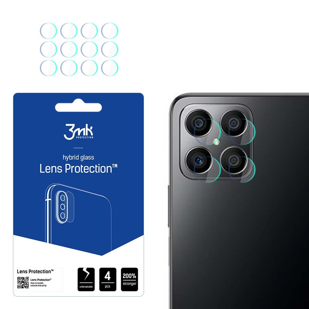 Honor X8 5G Защитное Стекло для Задней Камеры, 4 шт. | 3MK Lens Protection Back Camera...