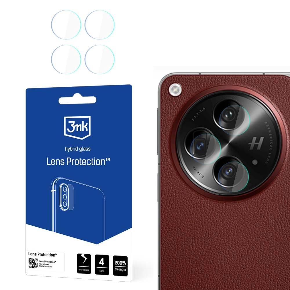 Oppo Find N3 Защитное Стекло для Задней Камеры, 4 шт. | 3MK Lens Protection Back Camera...