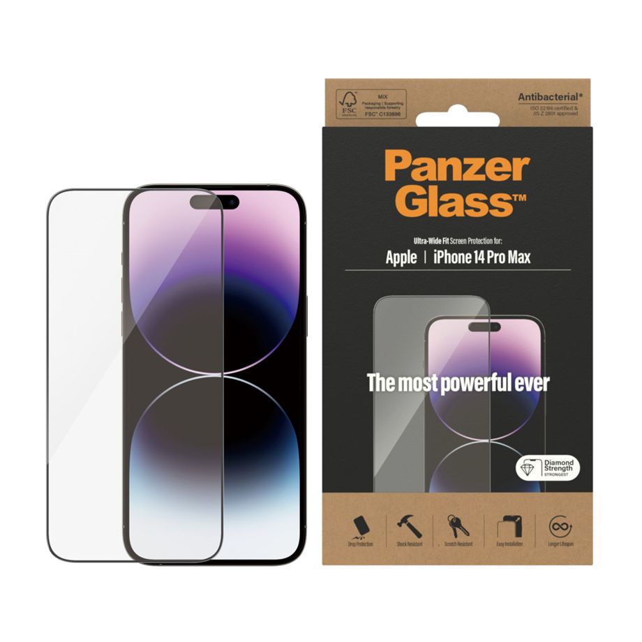 Защитное стекло PanzerGlass Ultra-Wide Fit для iPhone 14 Pro Max