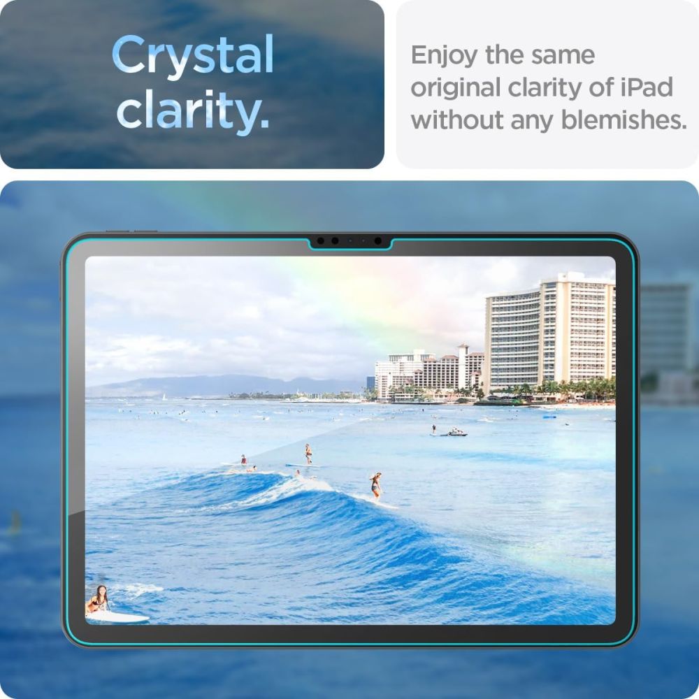 Защитное стекло Spigen Glas.tR EZ Fit для iPad Air 11\" (2024)