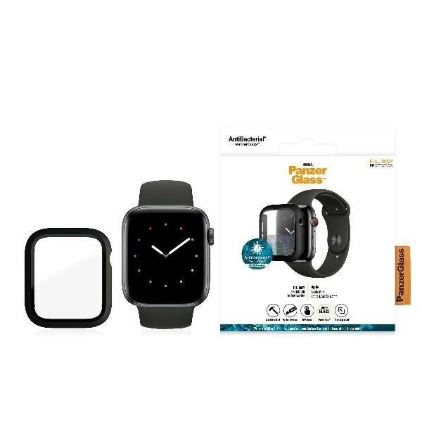 PanzerGlass Apple Watch 4 / 5 / 6 / SE (44mm) Full Body Case, Black
