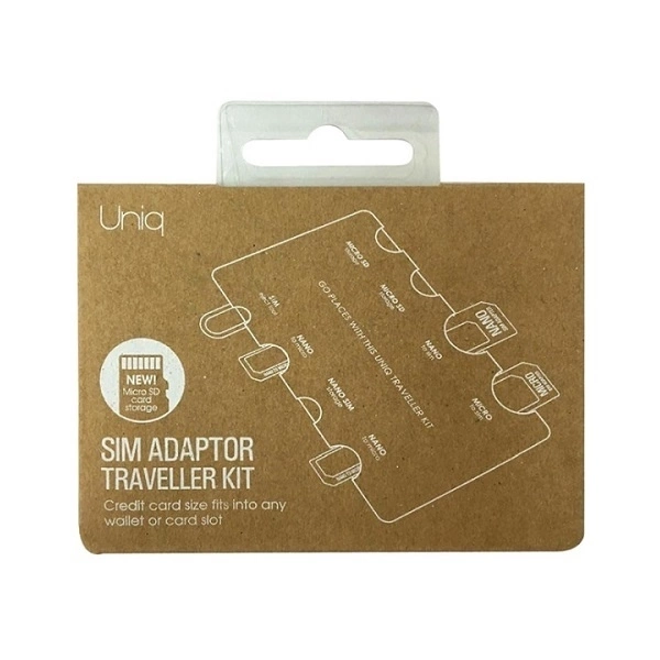 Uniq Sim adaptera ceļotāja komplekts 7in1 karšu organizators | Adapter Traveler Kit card organizer