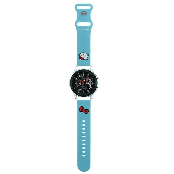 Hello Kitty Silicone Kitty Head универсальный ремешок 22мм, синий
