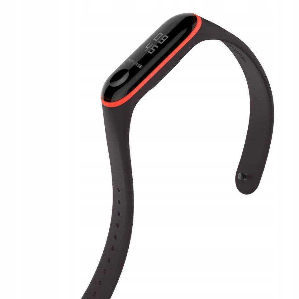 Чехол Tech-Protect Smooth для Xiaomi Mi Band 3/4 - черный и красный