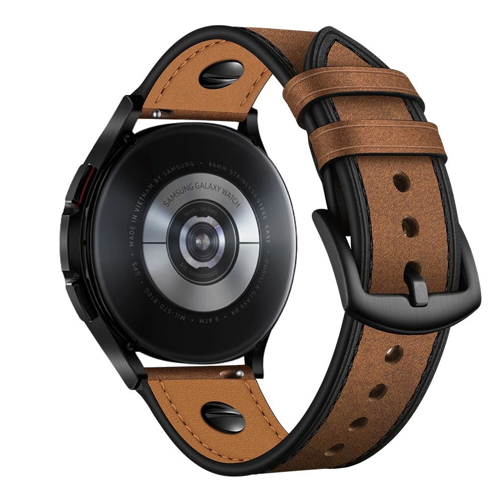Tech-Protect skrūvējamā aproce Samsung Galaxy Watch 4/5/5 Pro/6/7/FE - brūna | ScrewBand for Brown