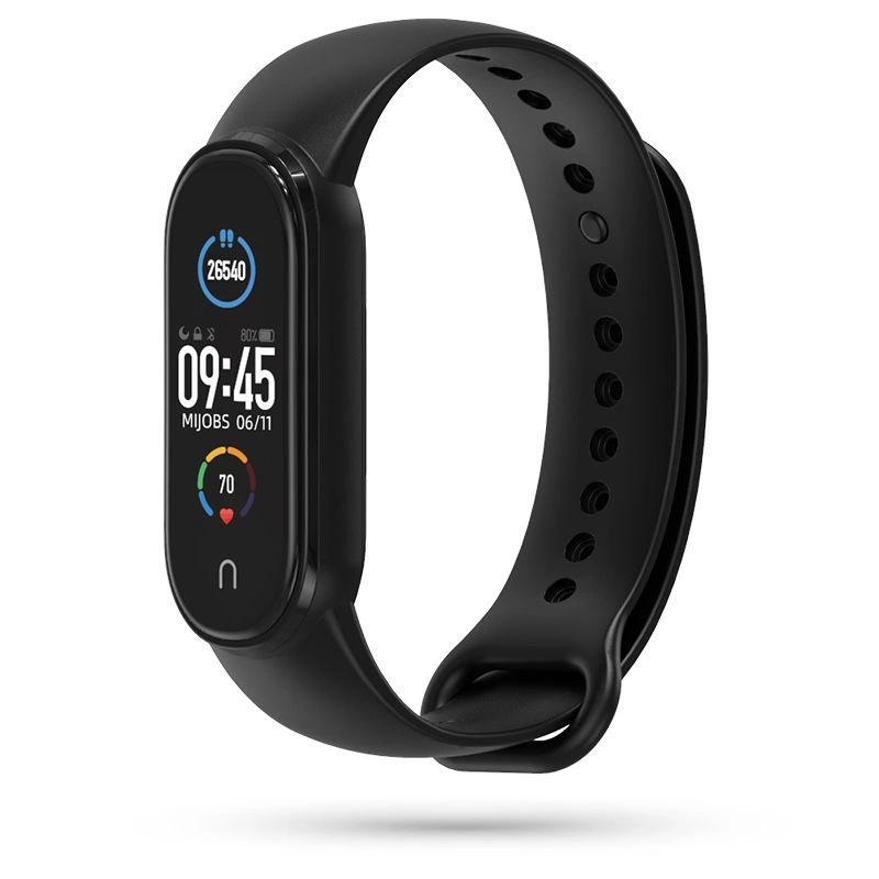 Tech-Protect IconBand siksniņa Xiaomi Mi Smart Band 5 / 6 NFC - melna | strap for black