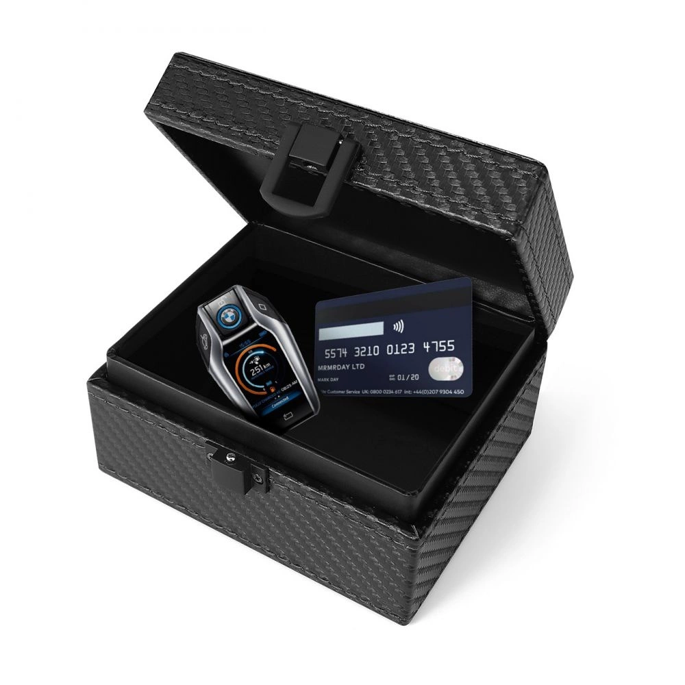 Tech-Protect V3 RFID бокс для автомобильных ключей - черный карбон