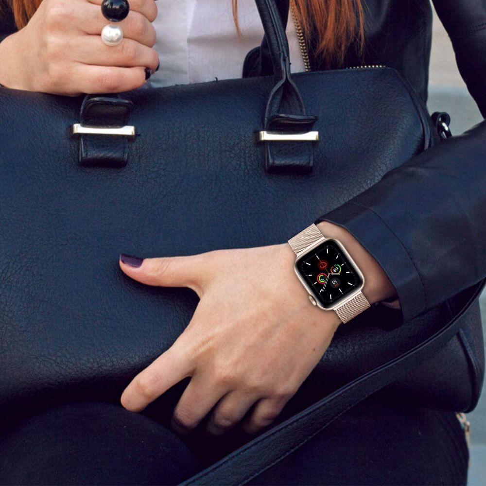 Tech-Protect MilaneseBand siksniņa Apple Watch (38/40/41 mm), melna