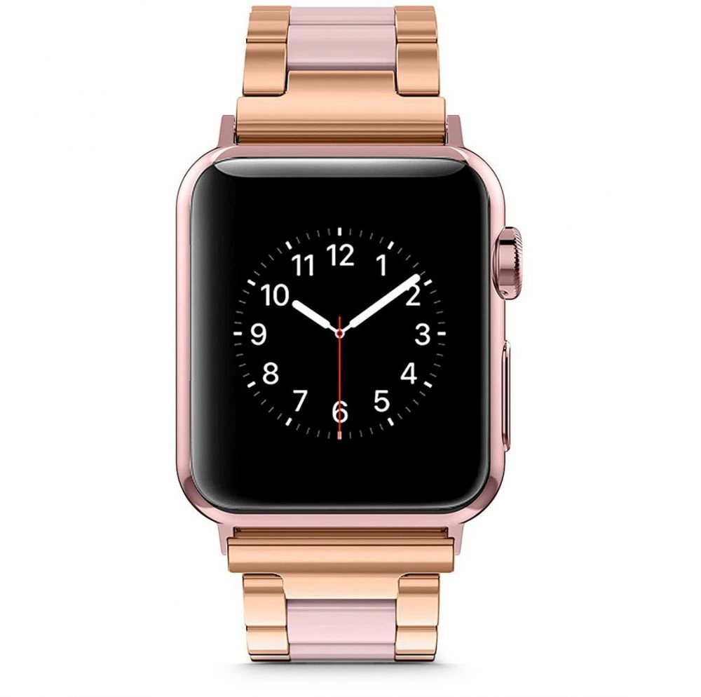 Современный браслет Tech-Protect для Apple Watch 4 / 5 6 7 8 9 SE (38/40/41 мм) - розовое...
