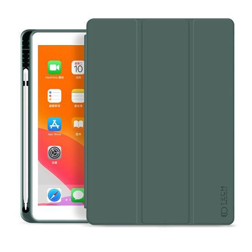 Apple iPad 10.2" 2019 / 2020 / 2021 Tech-Protect SC Pen Protective Cover Case, Green | Planšetes Vāciņš Maciņš...