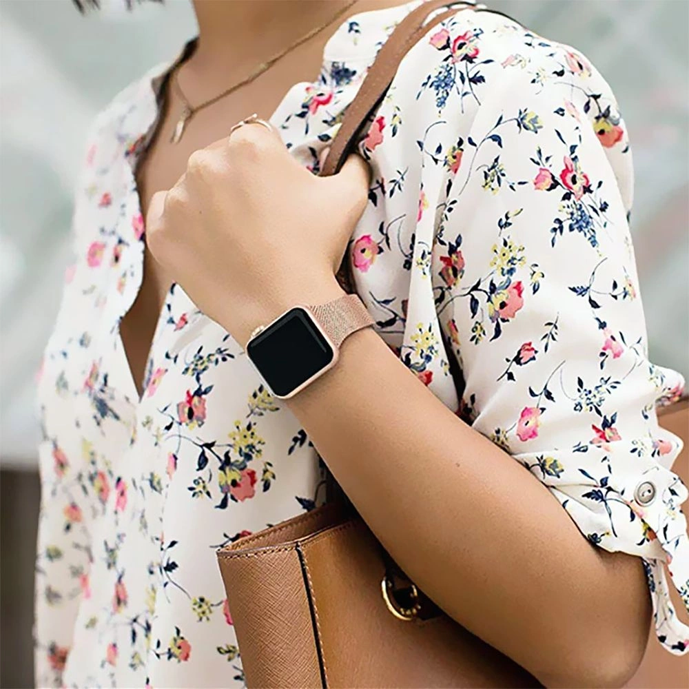 Тонкий миланский браслет Tech-Protect для Apple Watch 4 / 5 6 7 8 9 SE (38/40/41 мм) -...