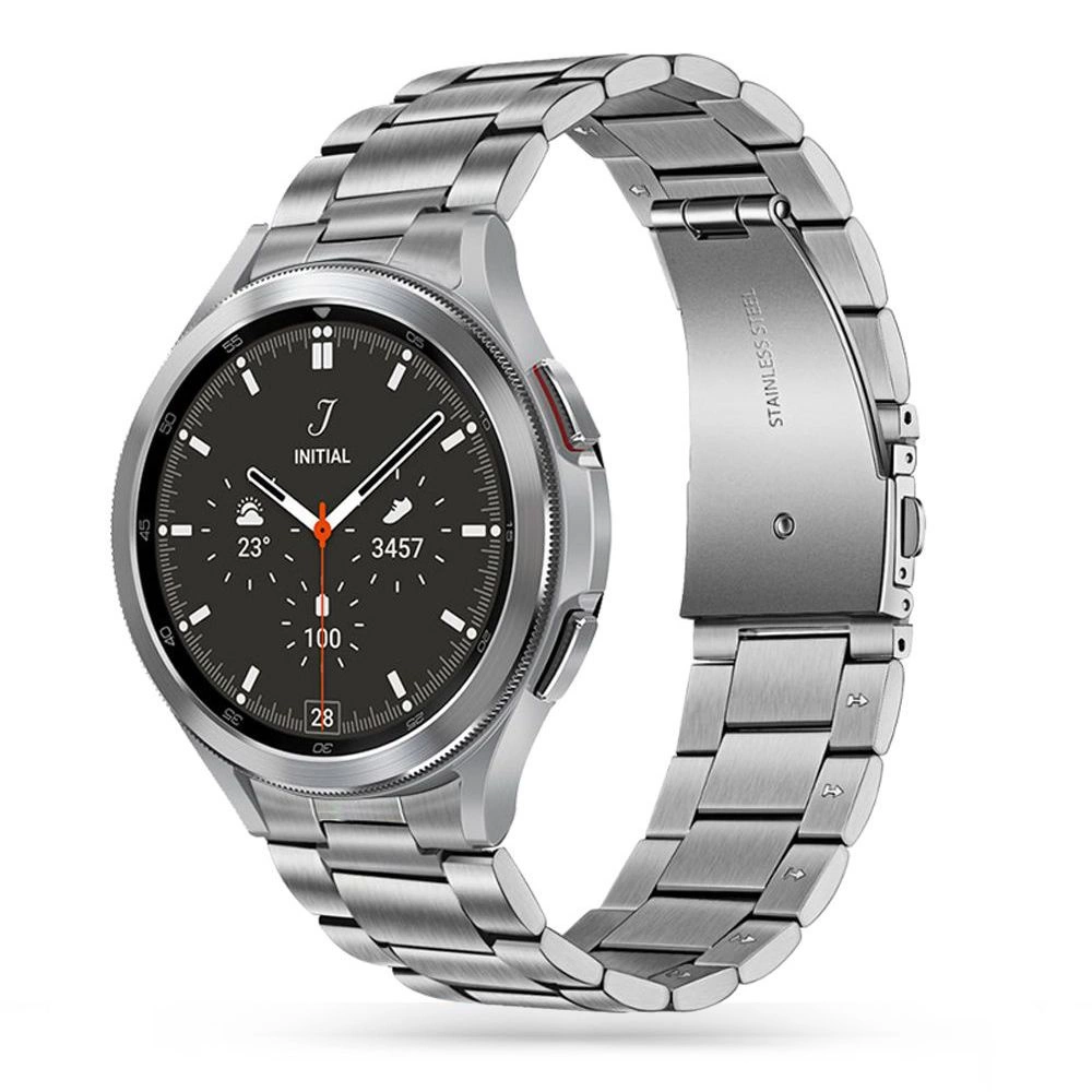 Tech-Protect Stainless Bracelet for Samsung Galaxy Watch 4/5/5 Pro/6/7/FE - Silver