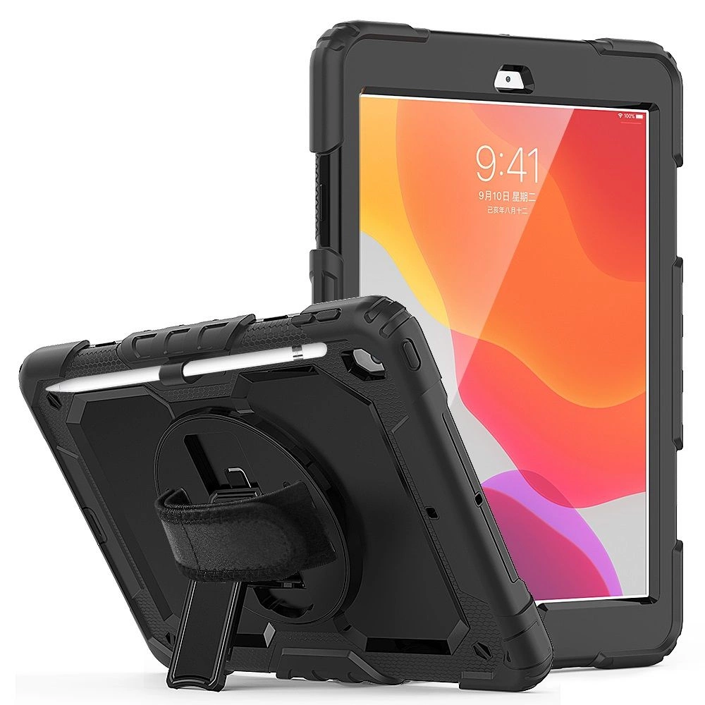 Apple iPad 10.2" 2019 / 2020 / 2021 Tech-Protect Solid360 Cover Case, Black | Planšetes Vāciņš Maciņš Apvalks...