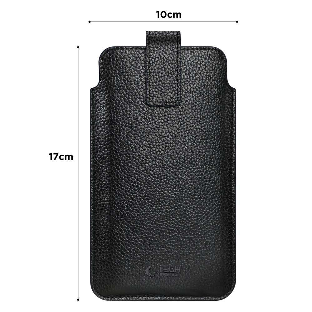 Tech-Protect SM65 universāls maciņš viedtālruņiem 6-6.9\", melns