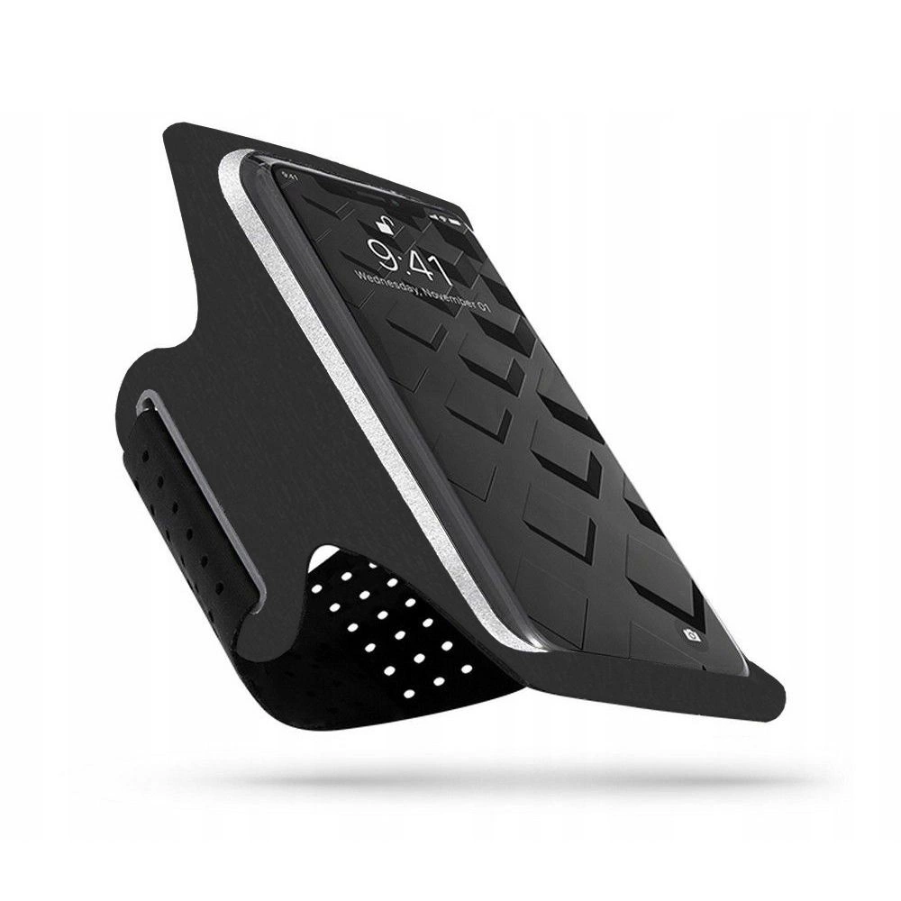 Rokassiksna Tech-Protect G10 universāla sporta plecu siksna - melna | Armband universal sports shoulder strap black