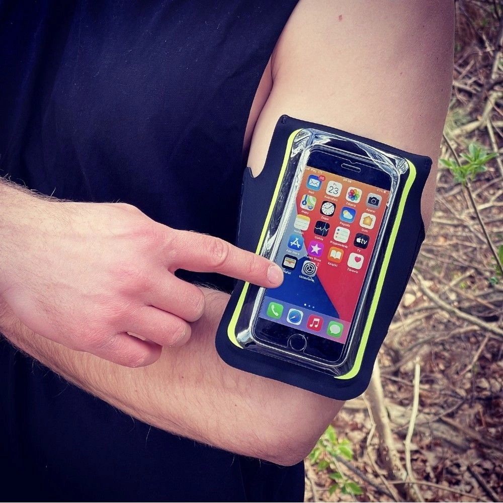 Rokassiksna Tech-Protect G10 universāla sporta plecu siksna - melna | Armband universal sports shoulder strap black