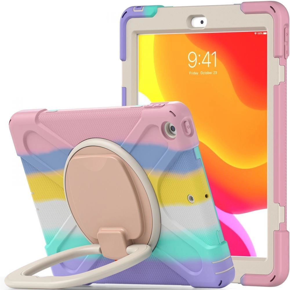 Apple iPad 10.2" 2019 / 2020 / 2021 Tech-Protect X-Armor Hard Case Cover, Pink and Blue | Planšetes Planšetdatora...