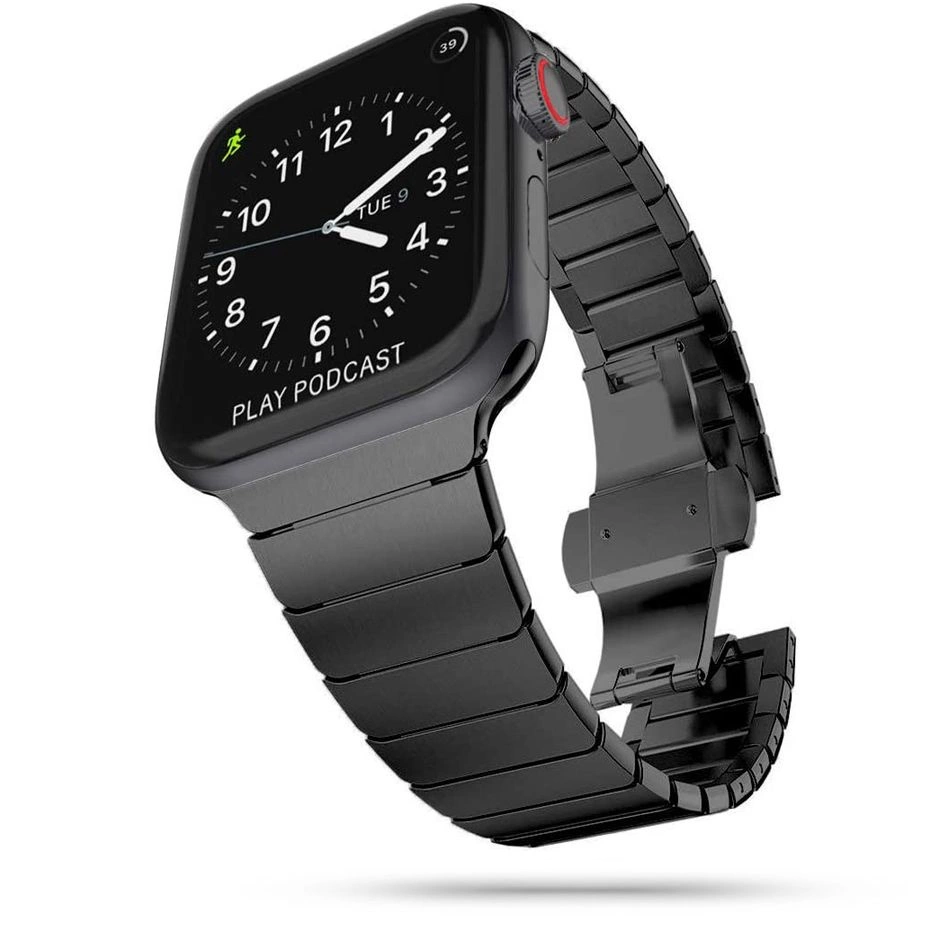Tech-Protect LinkBand для Apple Watch 4 / 5 6 7 8 9 SE Ultra 1 2 (42/44/45/49 мм) - черный