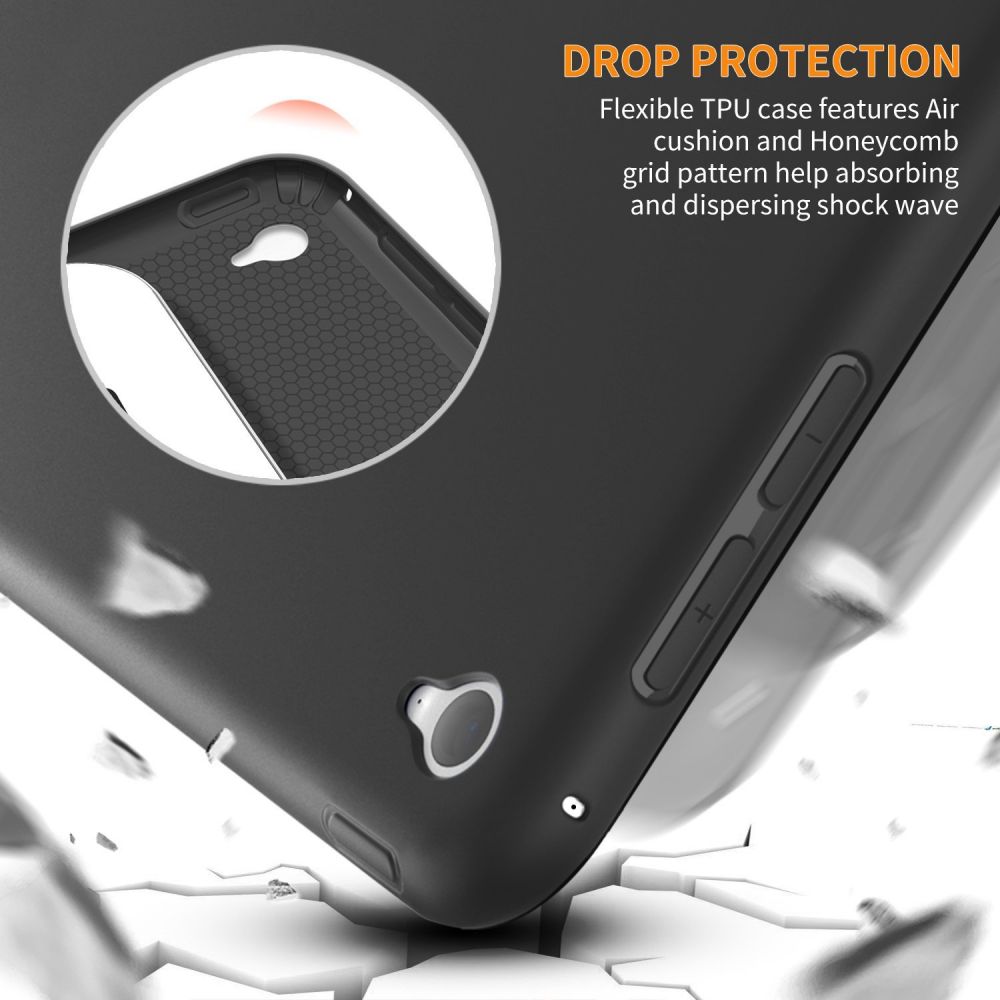 Apple iPad Air 9.7 (2014) Trifold Tech-Protect SmartCase Protective Cover Case, Black | Planšetes Vāciņš Maciņš...