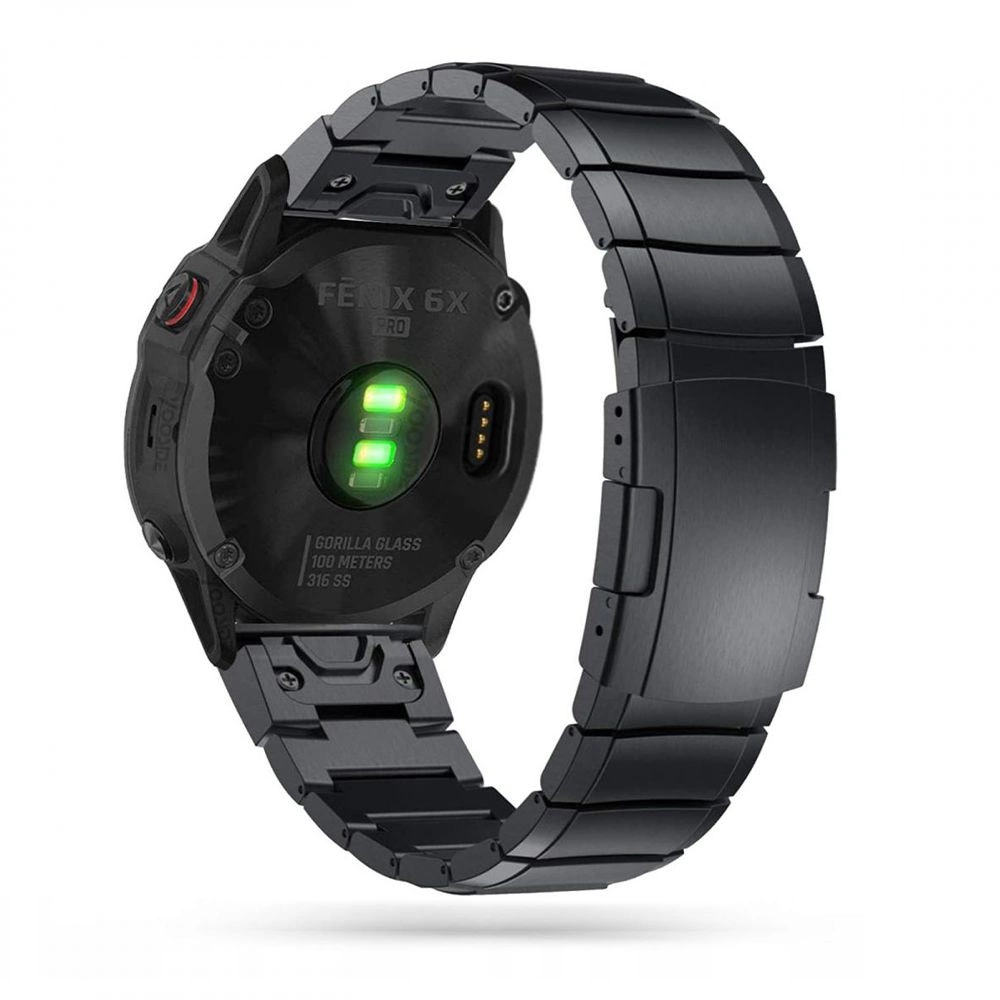 Браслет Tech-Protect SteelBand для Garmin Fenix 5/6/6 Pro/7 - черный