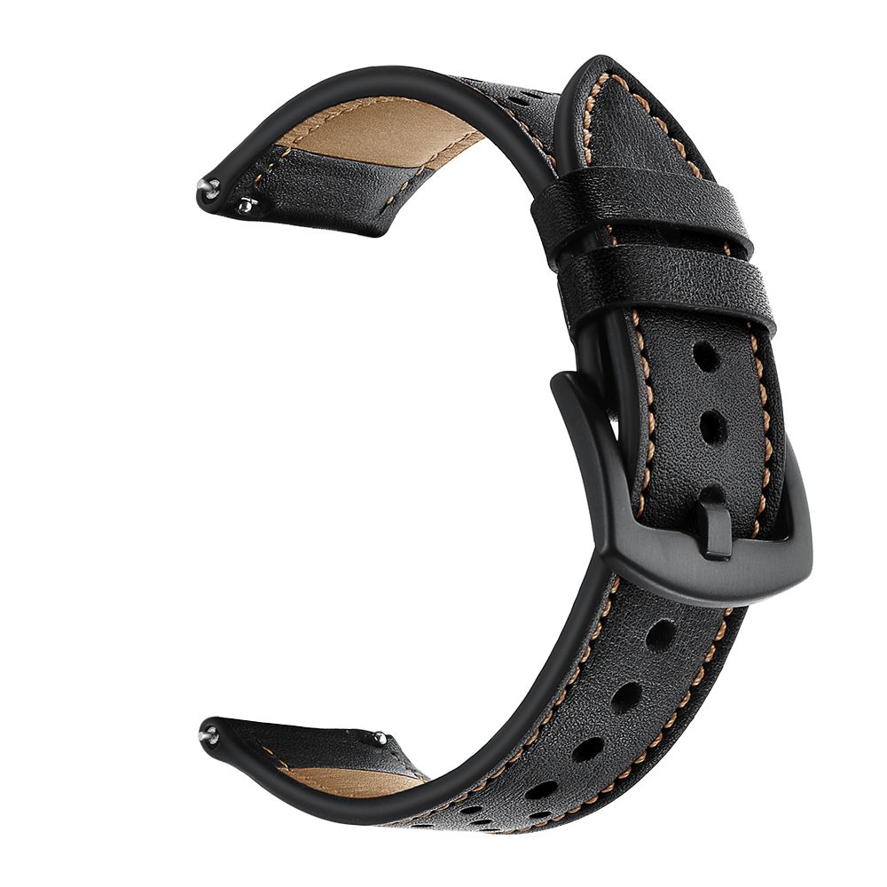 Tech-Protect Ādas siksniņa Samsung Galaxy Watch 46mm - melna | Leather strap for black