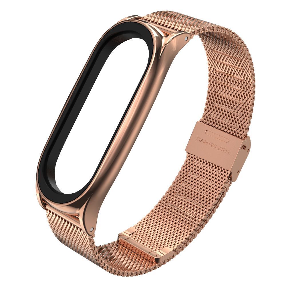 Ремешок Tech-Protect MilaneseBand для Xiaomi Mi Smart Band 5 / 6 NFC - розовый