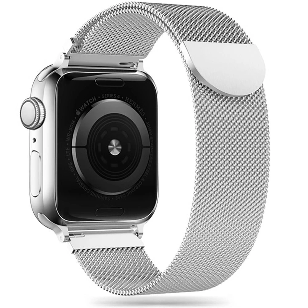 Tech-Protect MilaneseBand для Apple Watch 4 / 5 6 7 8 9 SE (38/40/41 мм) - серебристый