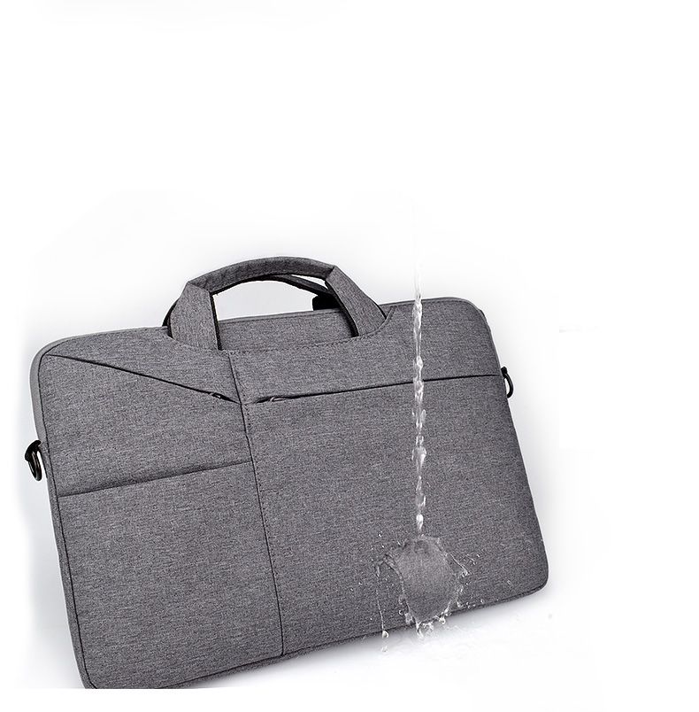 Tech-Protect kabatas somiņa 14" klēpjdatoram - tumši pelēka | PocketBag for a laptop dark gray