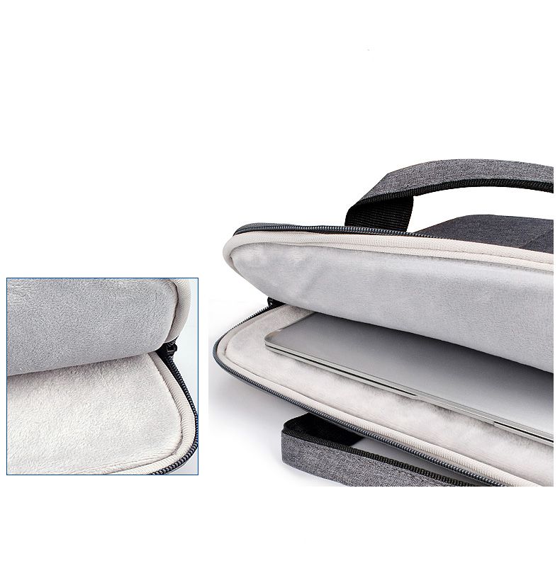 Tech-Protect kabatas somiņa 14" klēpjdatoram - tumši pelēka | PocketBag for a laptop dark gray